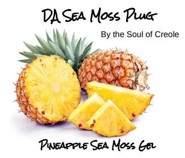 Organic Pineapple Sea Moss Gel 16oz Jar