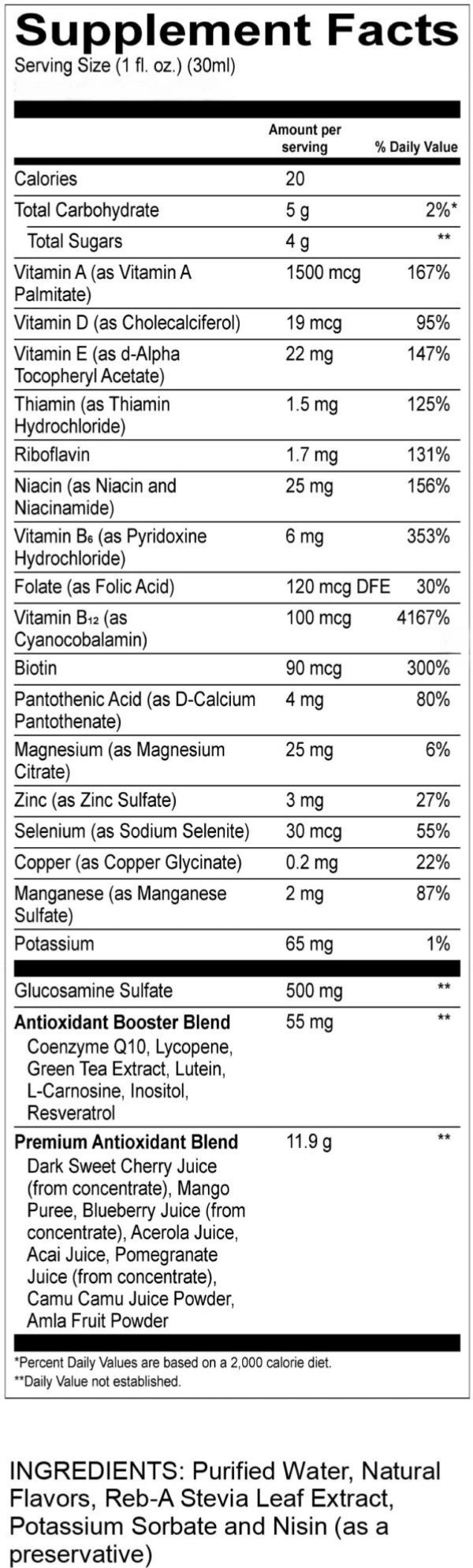 Soul of Creole Liquid Multivitamin Shot Addition