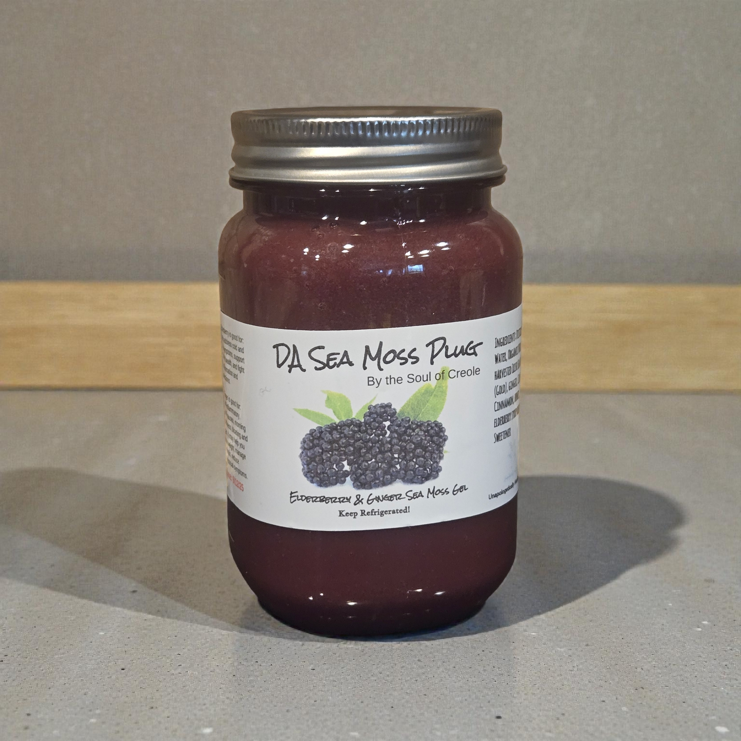 Blueberry Sea Moss Gel 16oz Jar