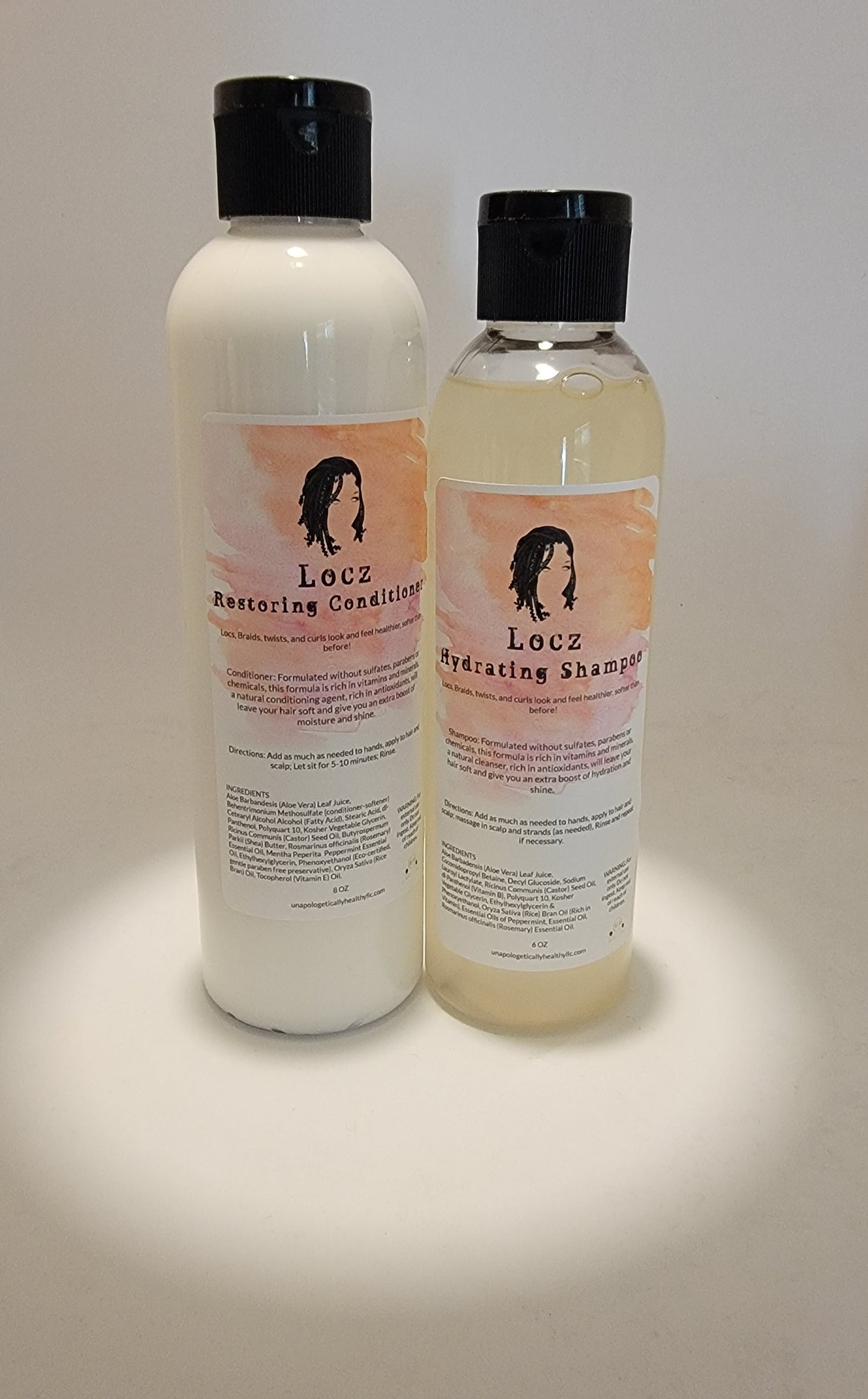 Locz Hydrating Shampoo and Conditioner Set