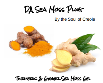 Turmeric & Ginger HERBAL Sea Moss Gel 16oz Jar