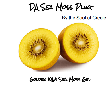 Organic Golden Kiwi Sea Moss Gel
