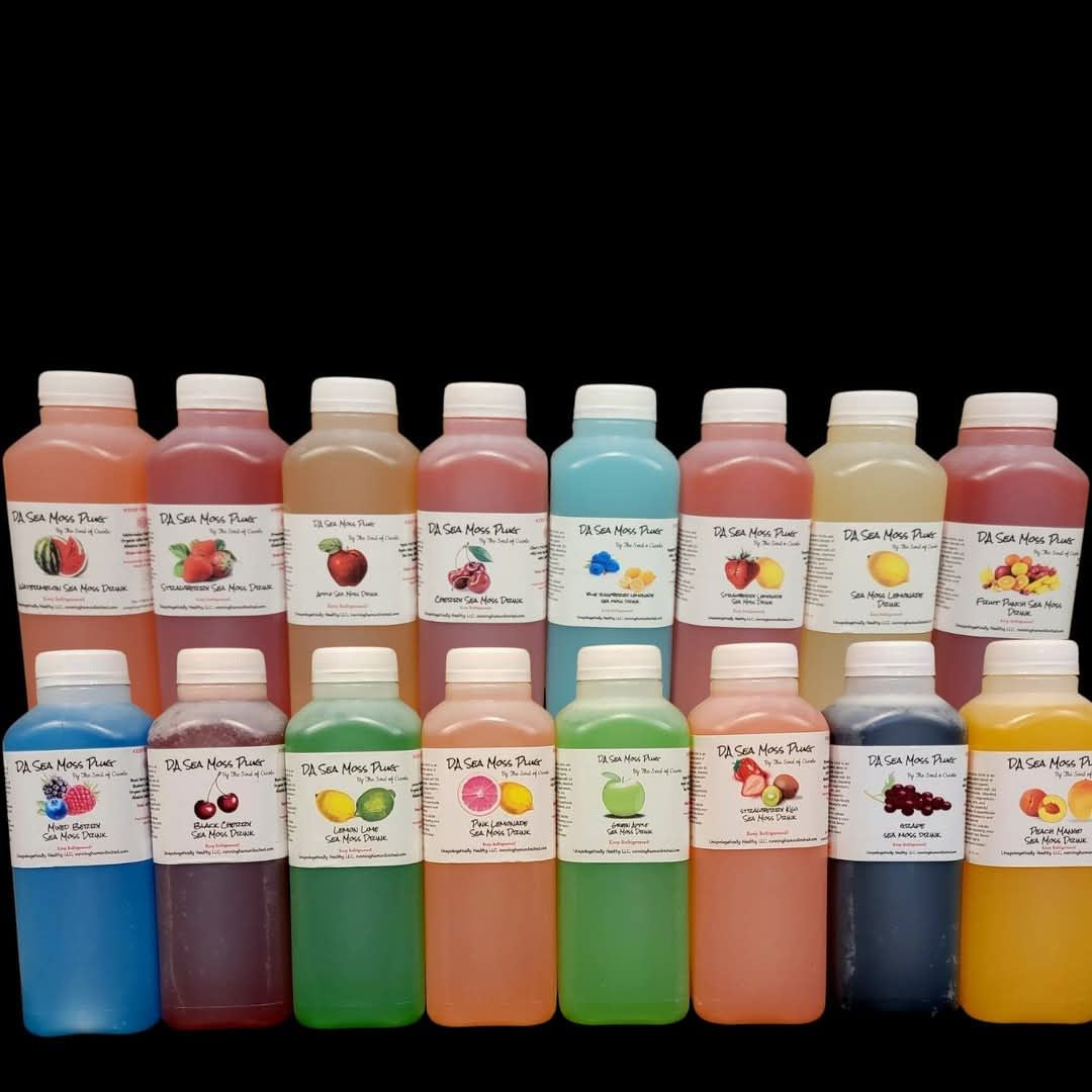 NEW *** Sea Moss & Collagen Fruit Drinks 16oz