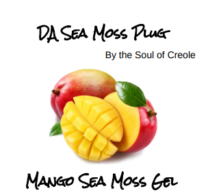 Organic Mango Sea Moss Gel 16oz Jar