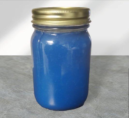 Blue Spirulina, Blueberries and Honey Sea Moss Gel 16oz Jar