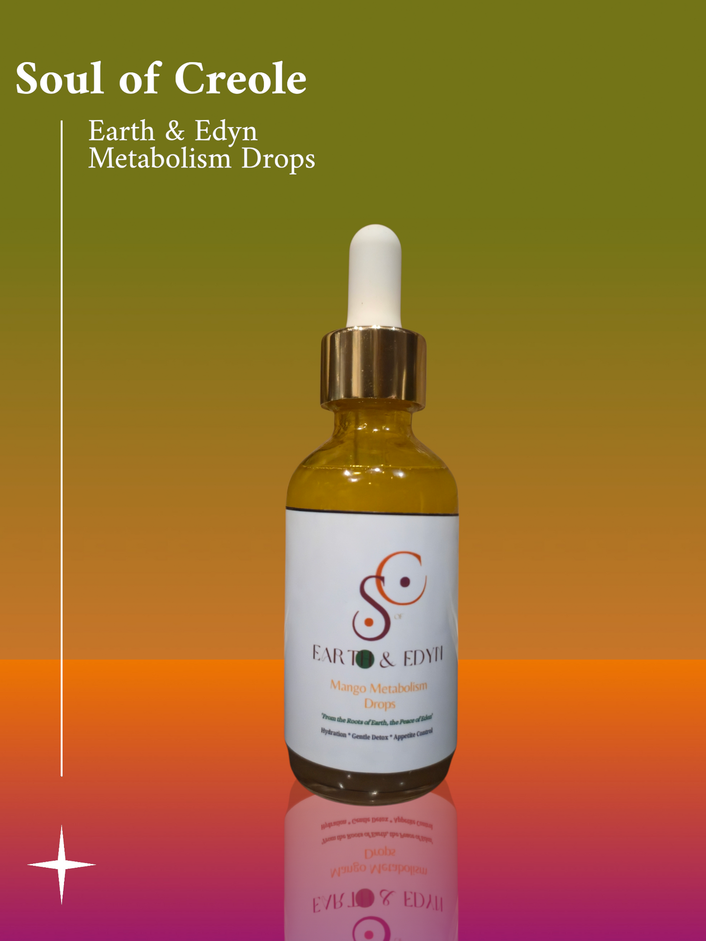 Soul of Creole: Earth & Edyn Fat-Burning Metabolism Drops (Pre-Sale)