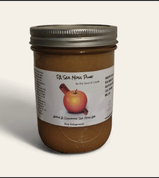 Organic Apple Cinnamon Sea Moss Gel 16 oz