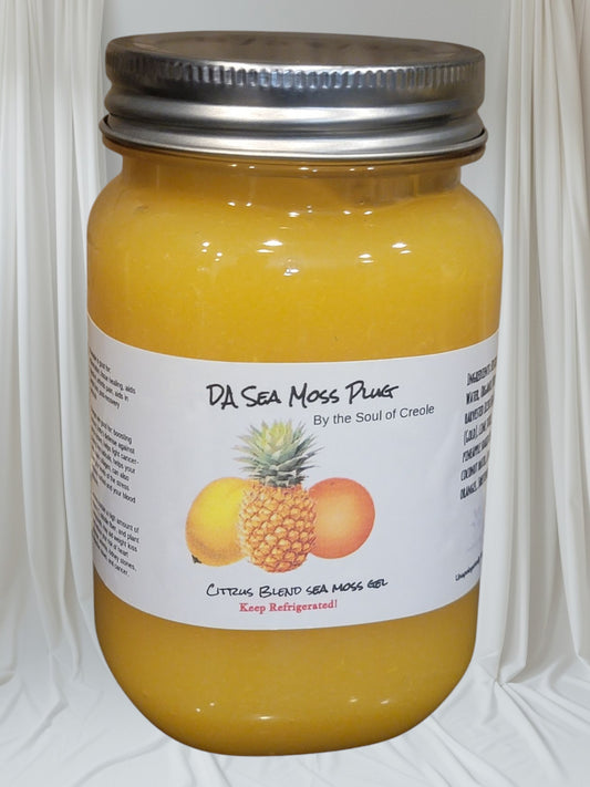 Organic Citrus Blend Sea Moss Gel 16oz Jar