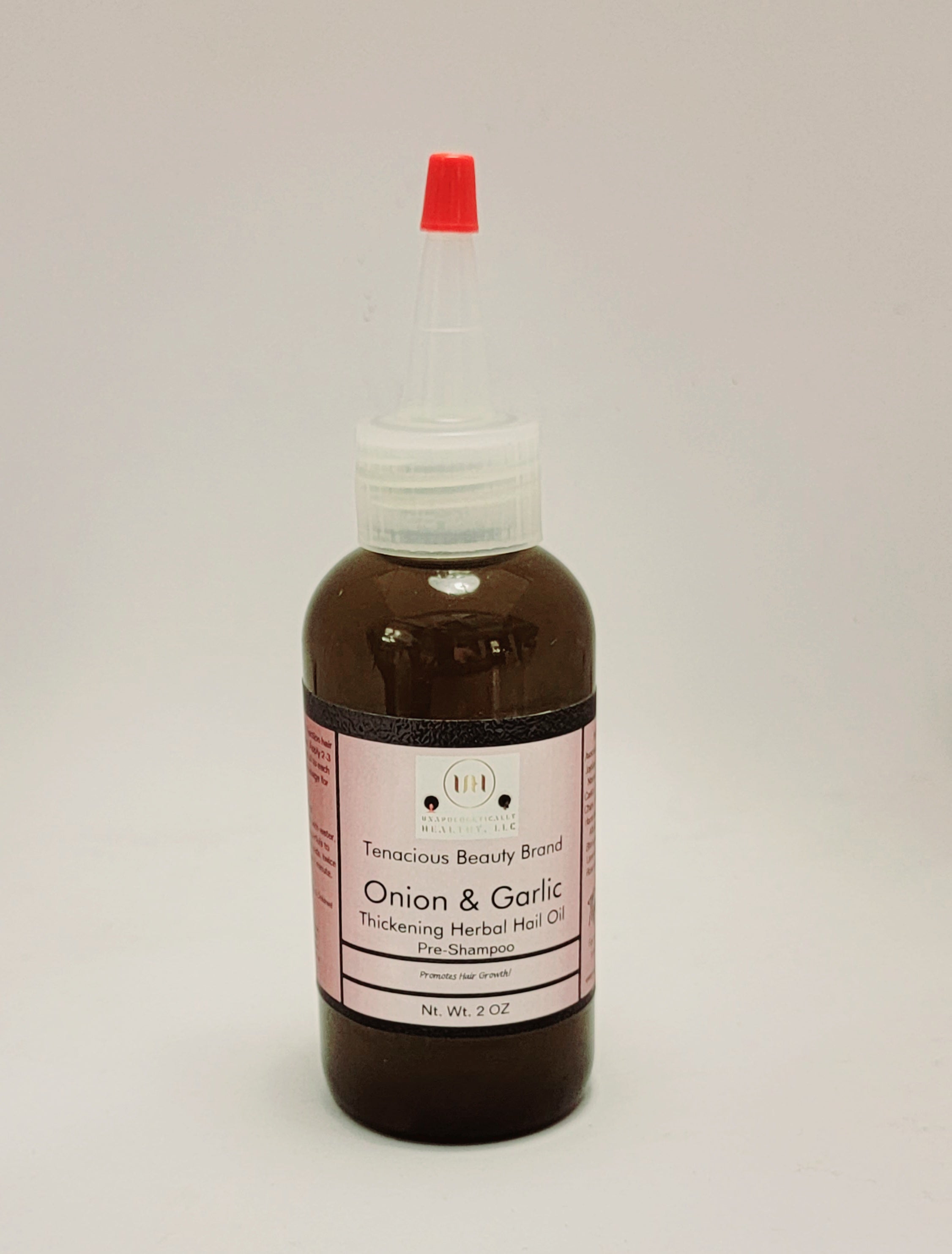 Onion & Garlic Thickening Herbal Pre-Shampoo Hair Oil