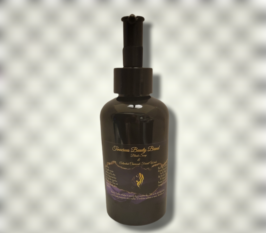 African Black Soap & Activated Charcoal Facial Wash