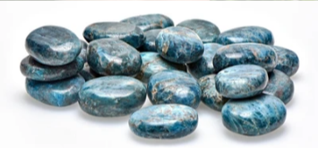 Blue Apatite Meditation Palm Stone - Mini